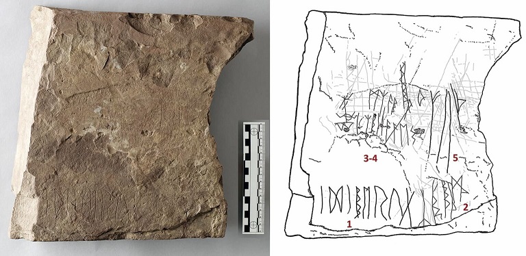 Dünyanın Bilinen En Eski Rün Taşının Parçaları Norveç'te Keşfedildi