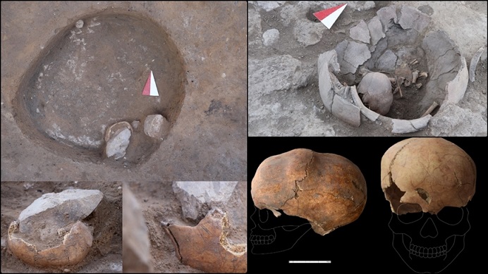 Yassıhöyük’te 6.000 yıllık şekillendirilmiş çocuk kafatası bulundu